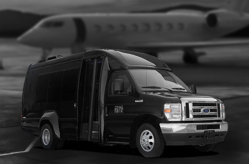 716 Limousine Fleet - gallery image of 14 pax luxury limo buses