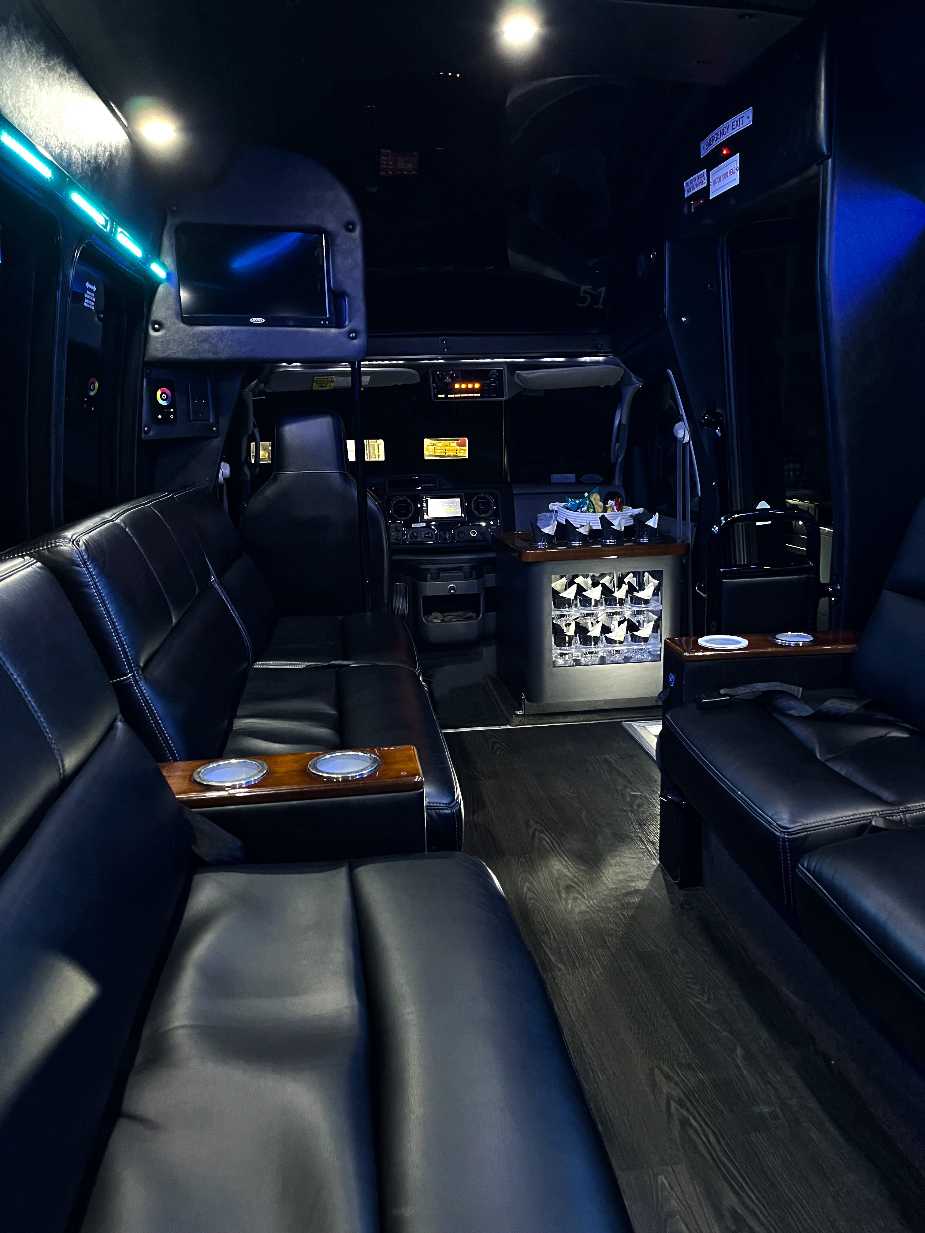 716 Limousine Fleet - gallery image of 14 pax luxury limo buses