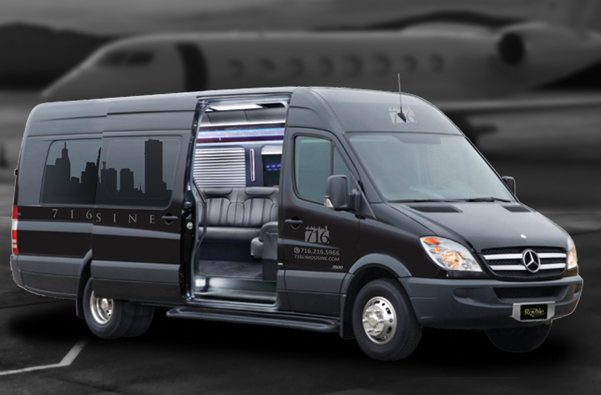 716 Limousine Fleet - gallery image of 14 pax luxury limo buses