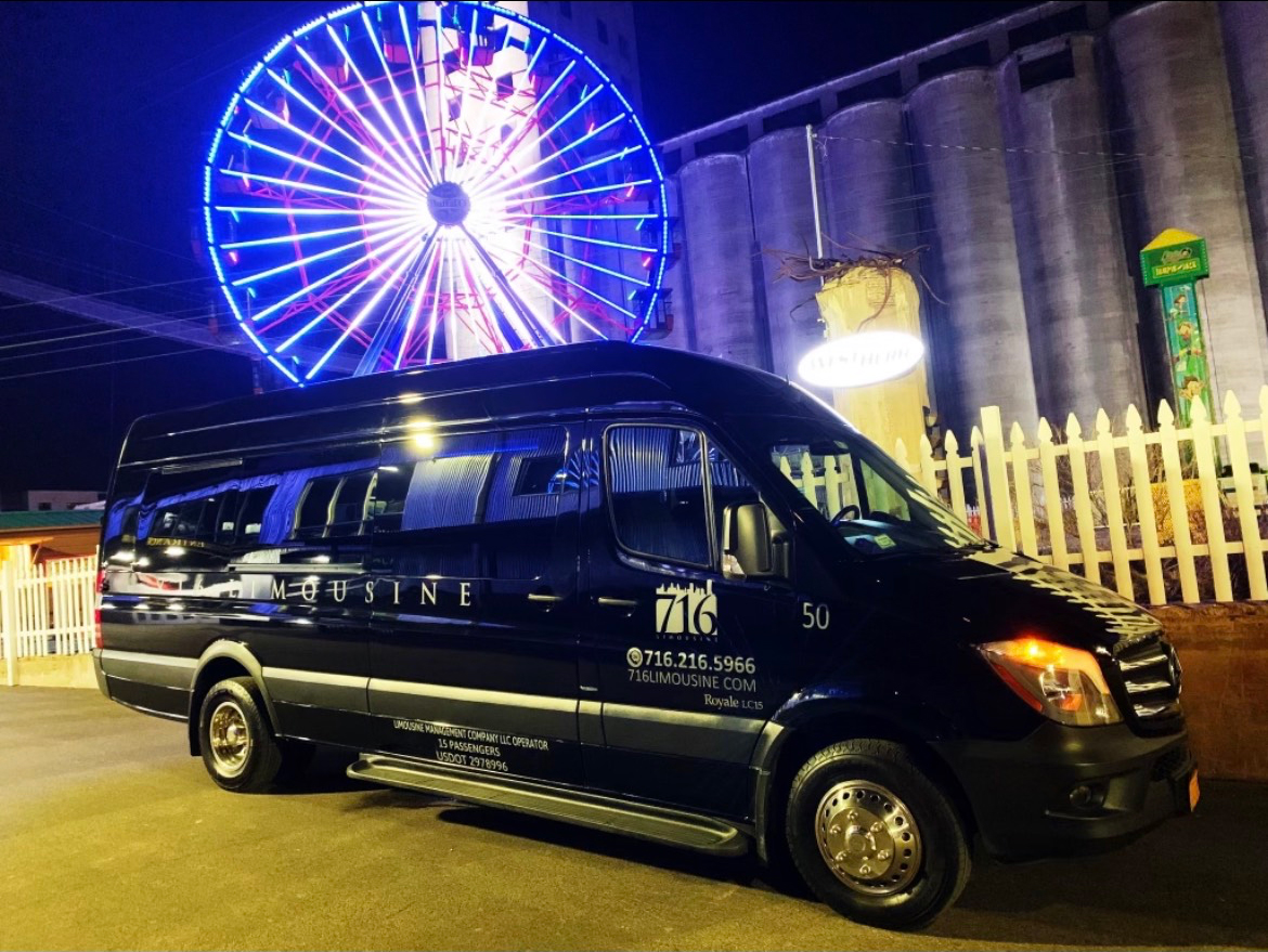 716 Limousine Fleet - gallery image of 14 pax luxury limo buses