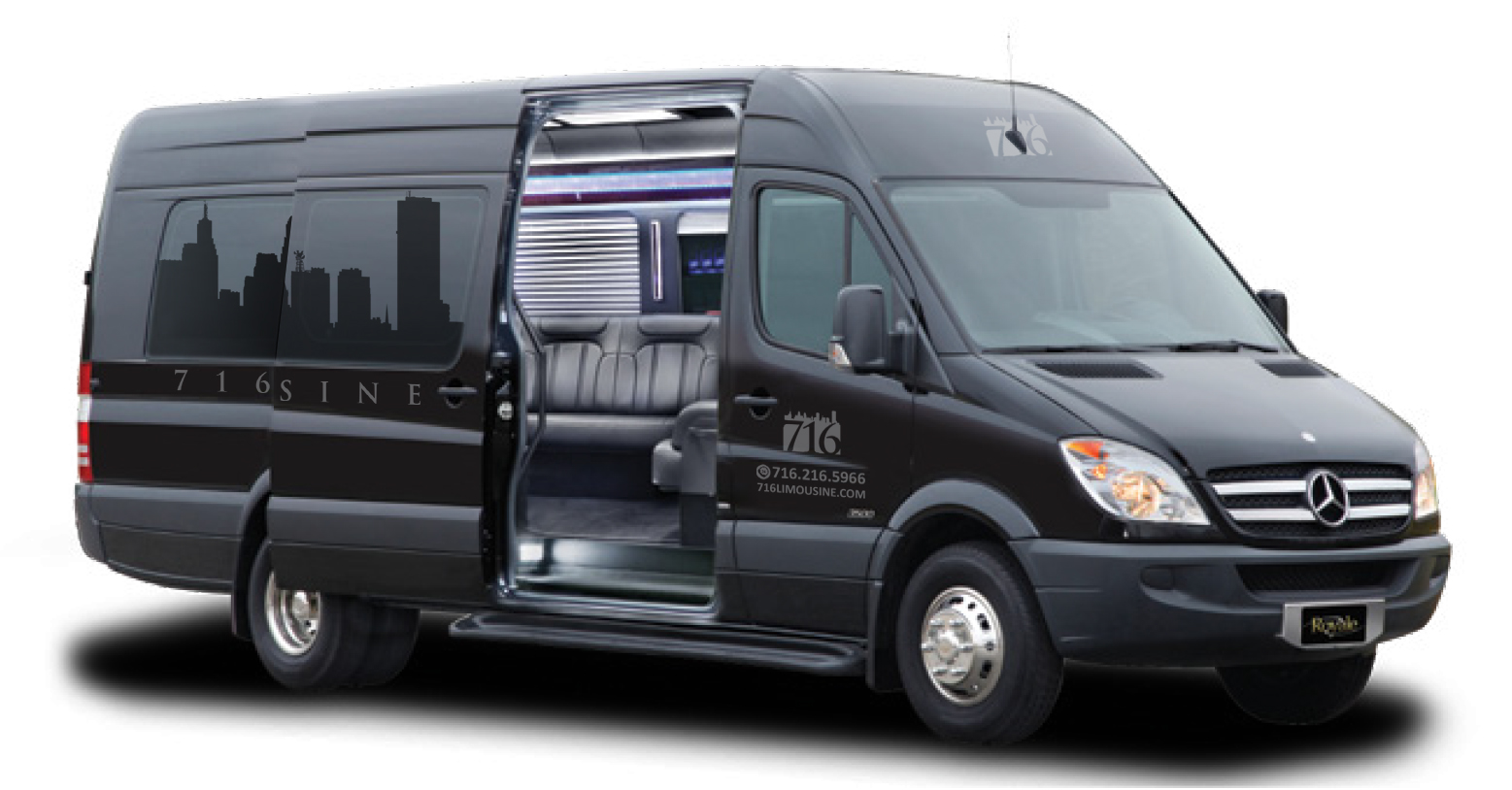 716 Limousine Fleet - gallery image of 14 pax luxury limo buses