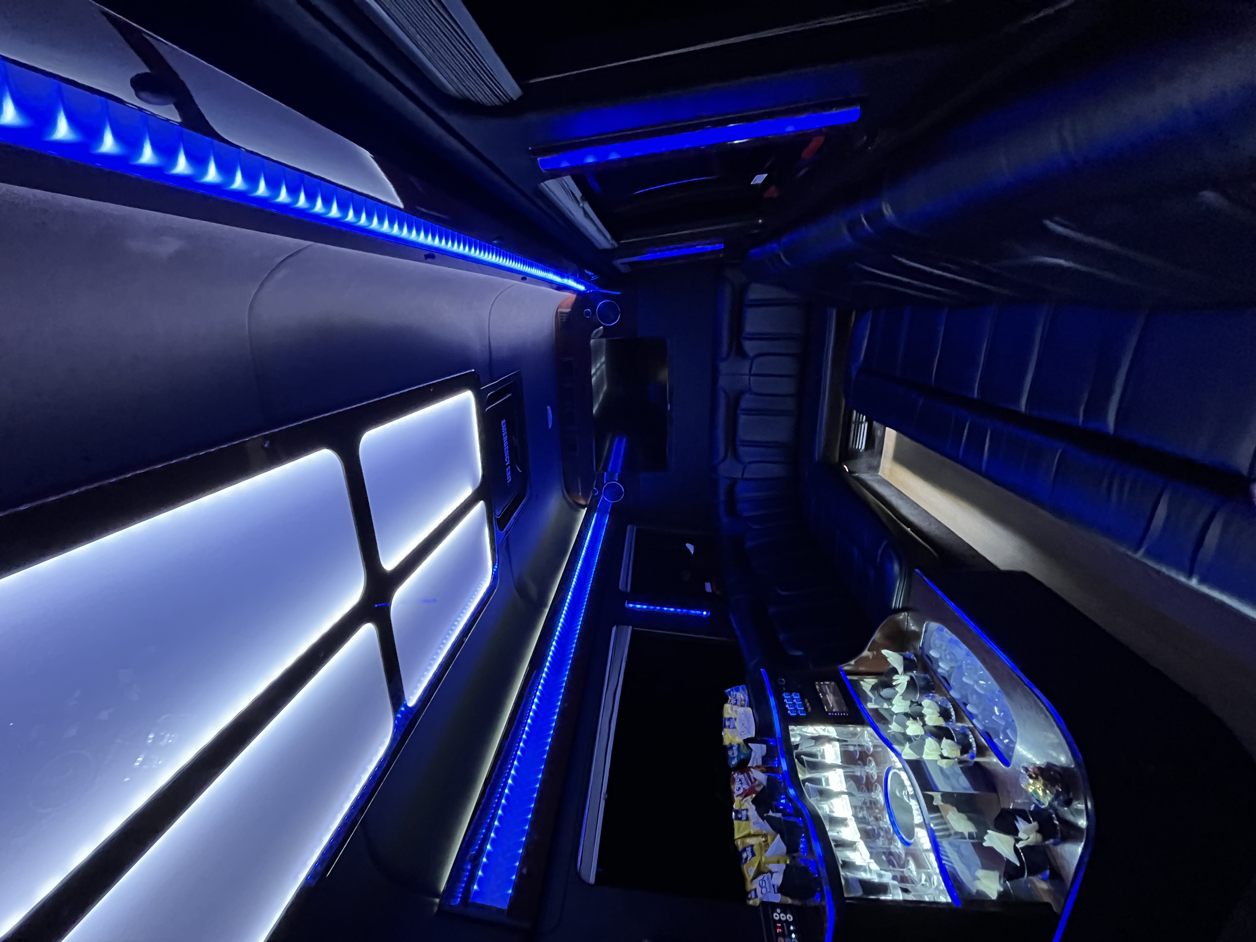 716 Limousine Fleet - gallery image of 14 pax luxury limo buses