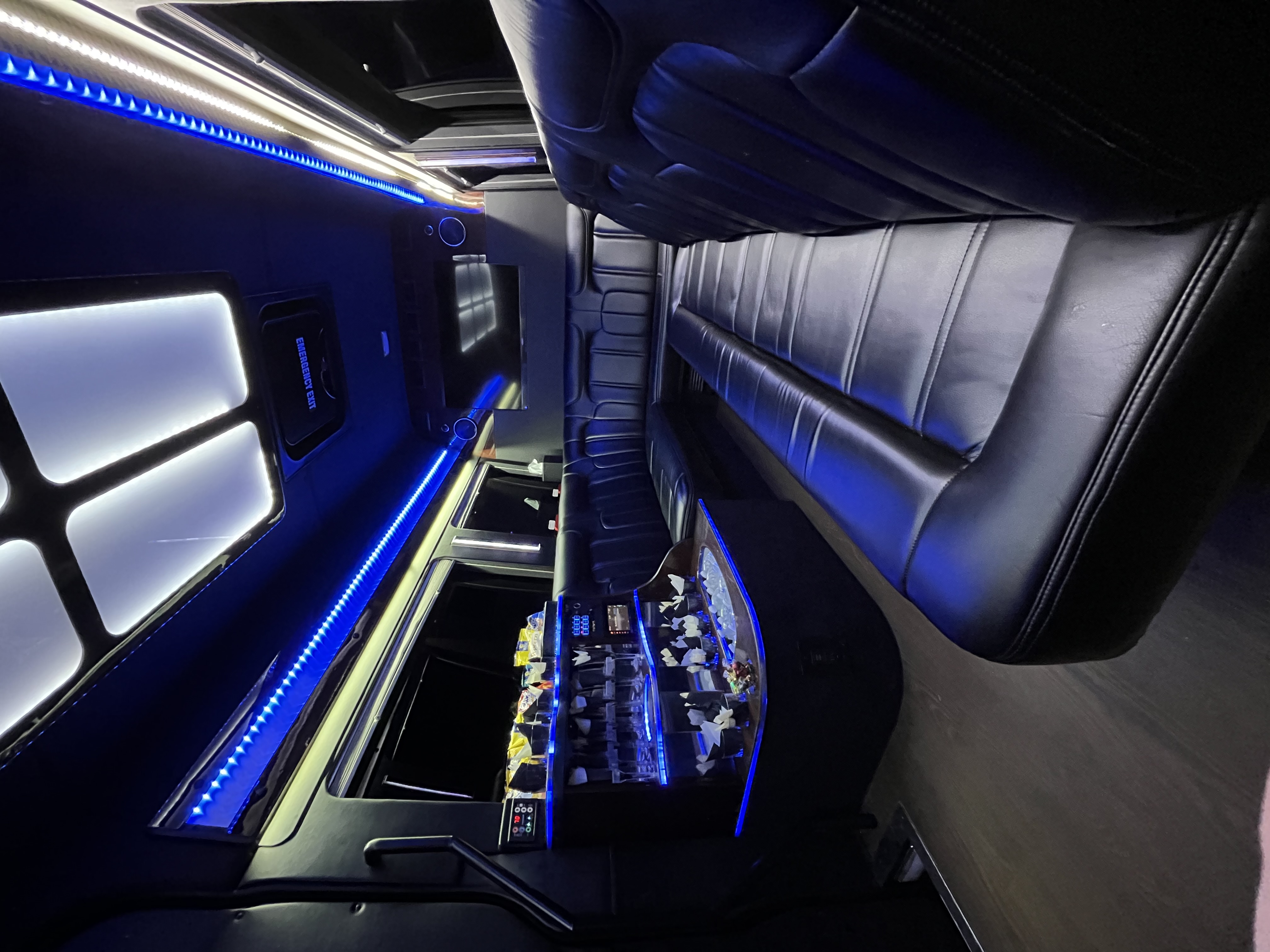 716 Limousine Fleet - gallery image of 14 pax luxury limo buses