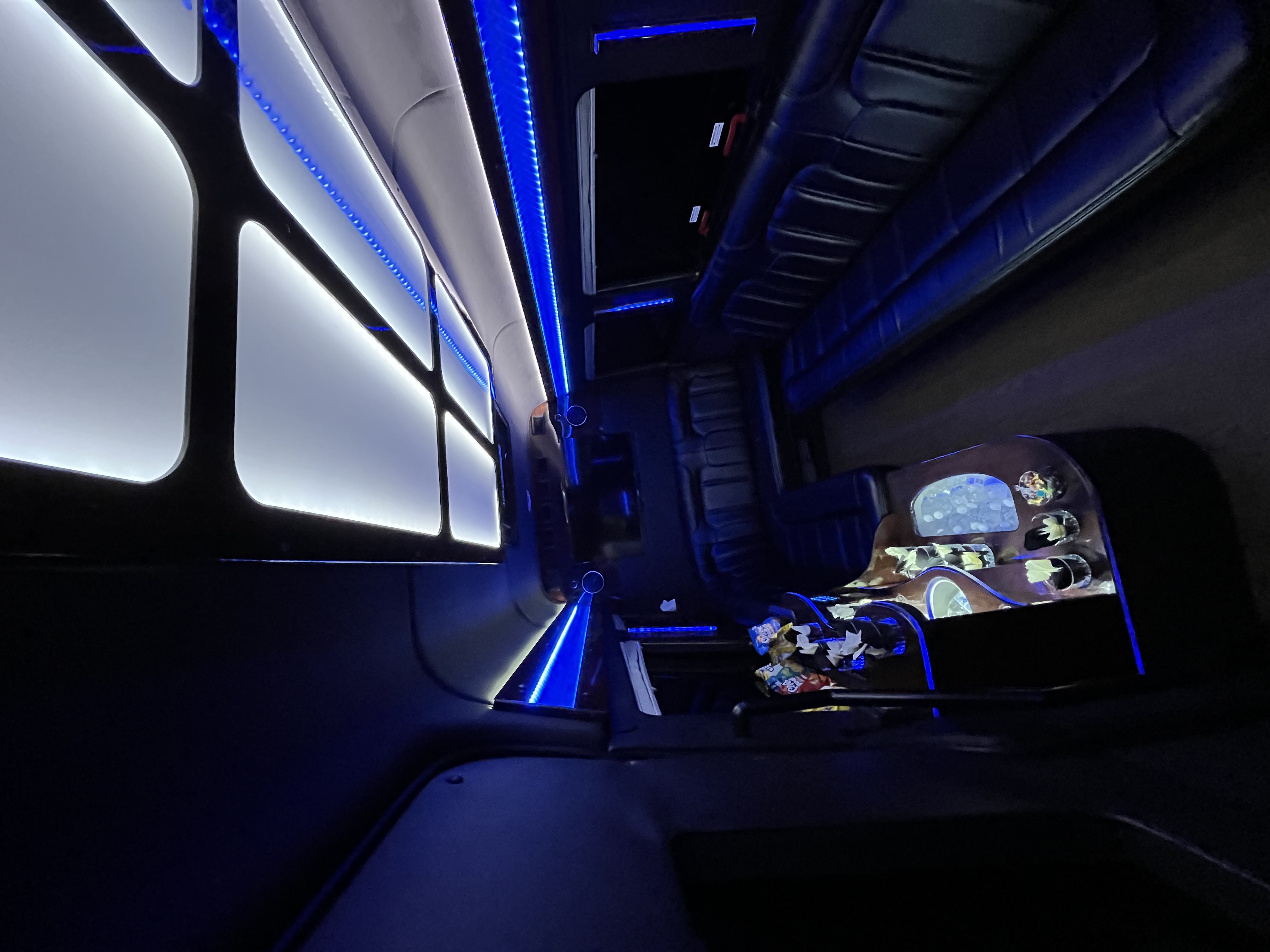 716 Limousine Fleet - gallery image of 14 pax luxury limo buses