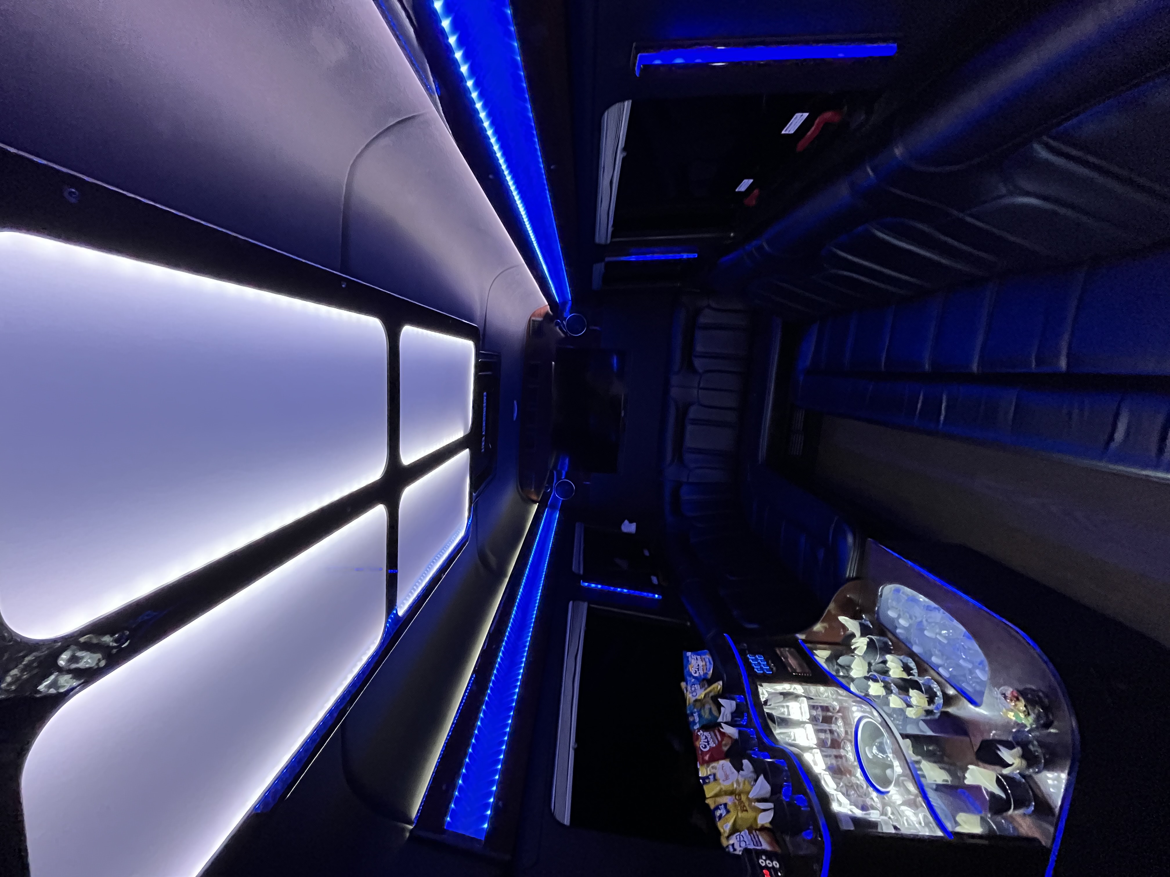 716 Limousine Fleet - gallery image of 14 pax luxury limo buses